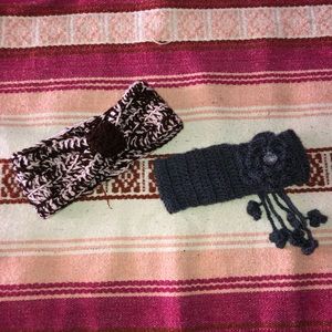 Knitted adjustable headbands